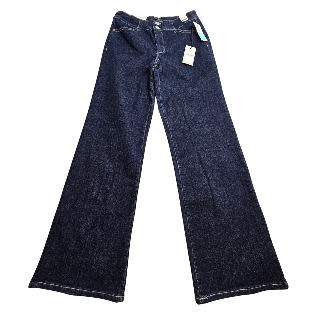 Judy Blue NWT Marnie Wide Leg Jeans 10 Indigo High Rise Vintage Style